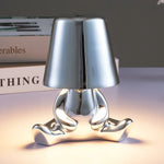 Lampe de chevet chrome - Vignette | Aura Douce 