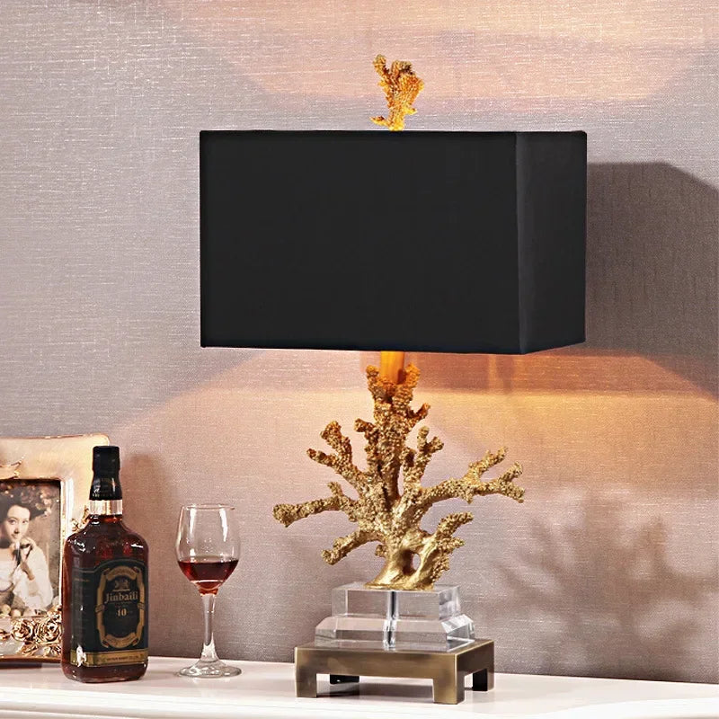 Lampe de chevet corail