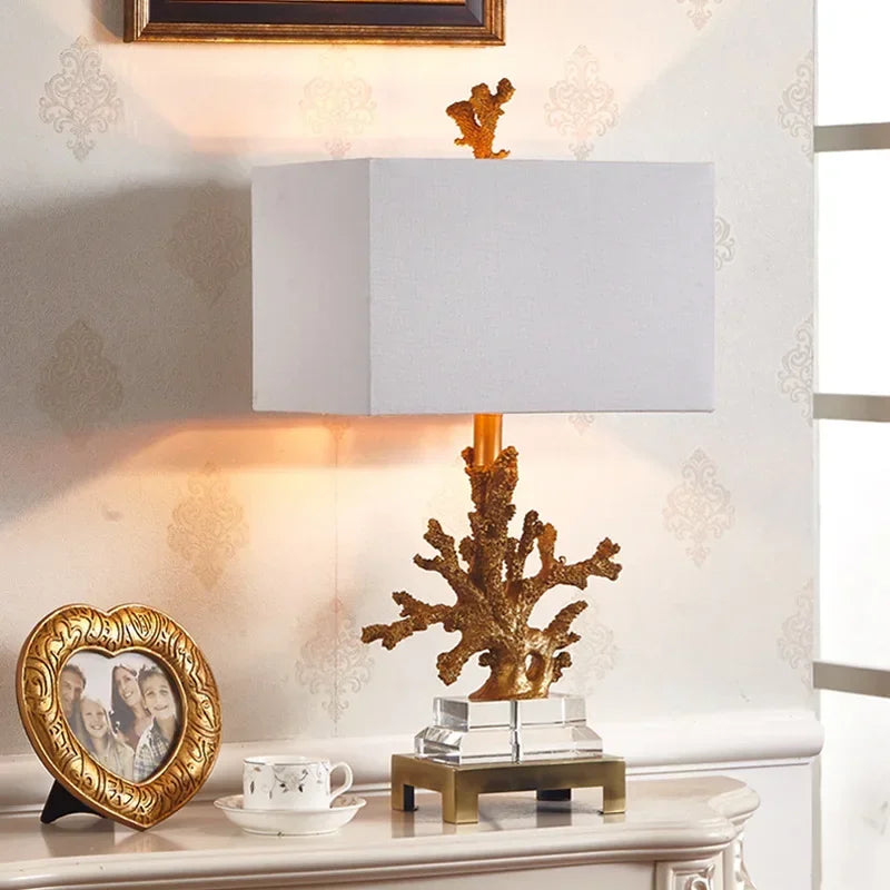 Lampe de chevet corail