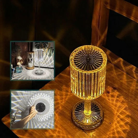 Lampe de chevet cristal tactile