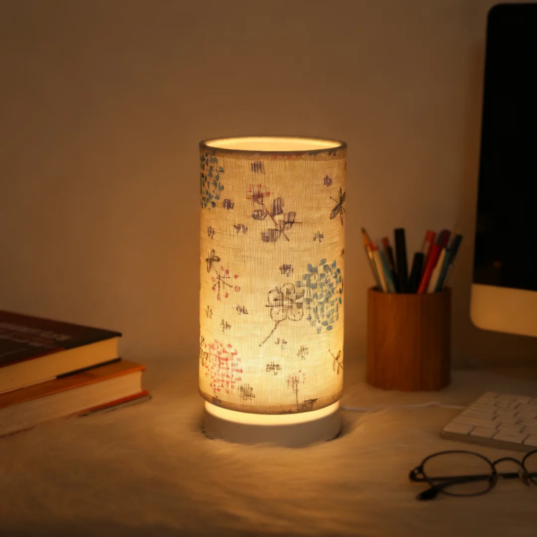 Lampe de chevet cylindique 