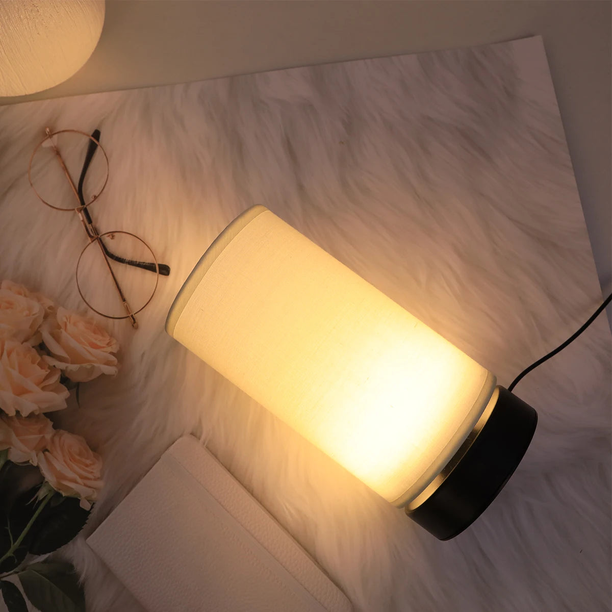 Lampe de chevet cylindre