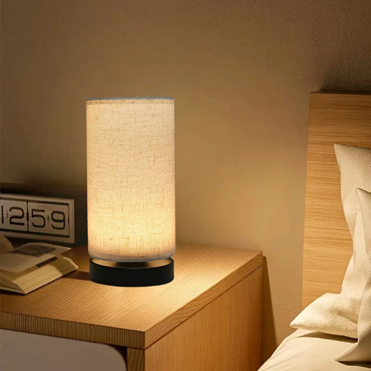 Lampe de chevet cylindre