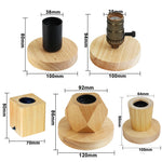 Lampe de chevet design bois - Vignette | Aura Douce 