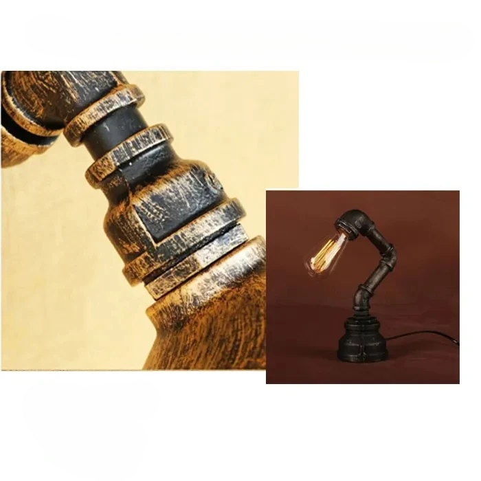Lampe de chevet design industriel