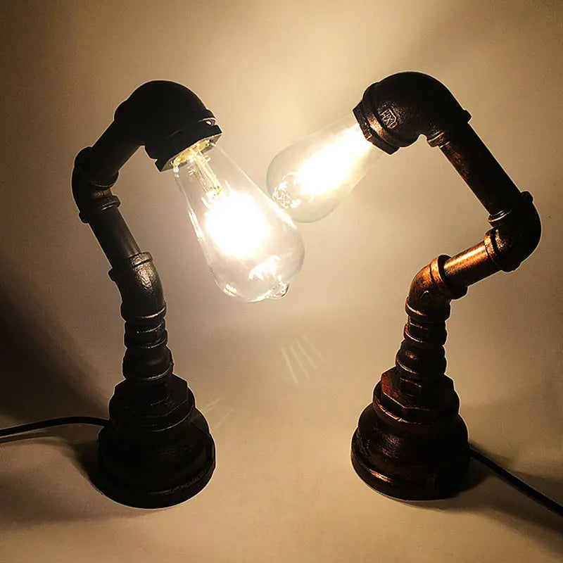 Lampe de chevet design industriel