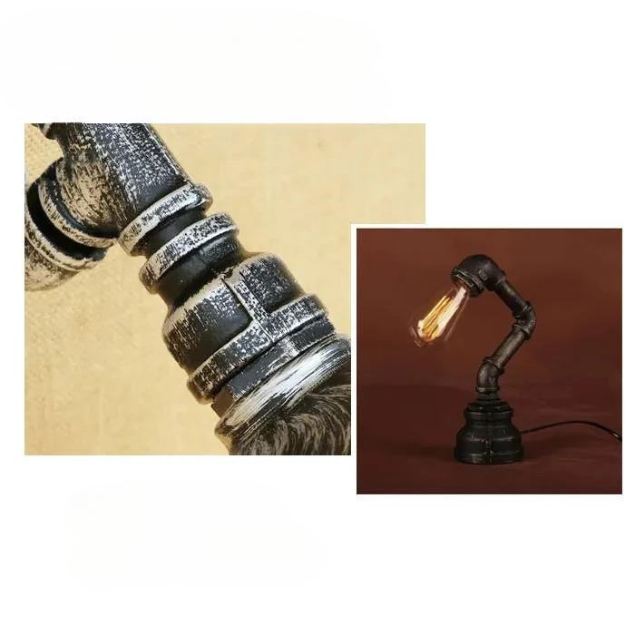 Lampe de chevet design industriel