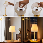 Lampe de chevet design tactile - Vignette | Aura Douce 
