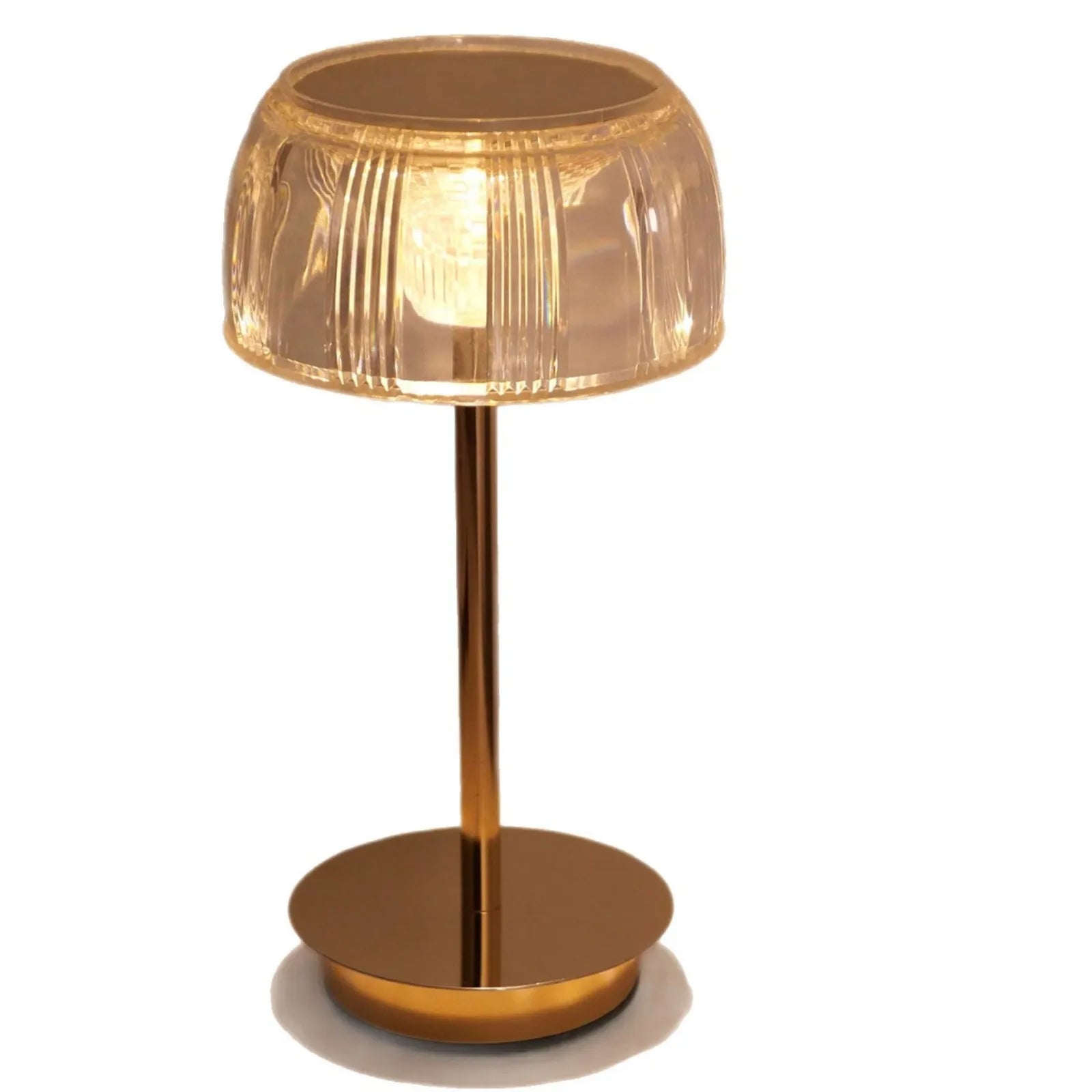 Lampe de chevet dorée tactile