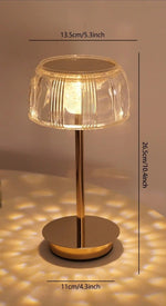 Lampe de chevet dorée tactile - Vignette | Aura Douce 