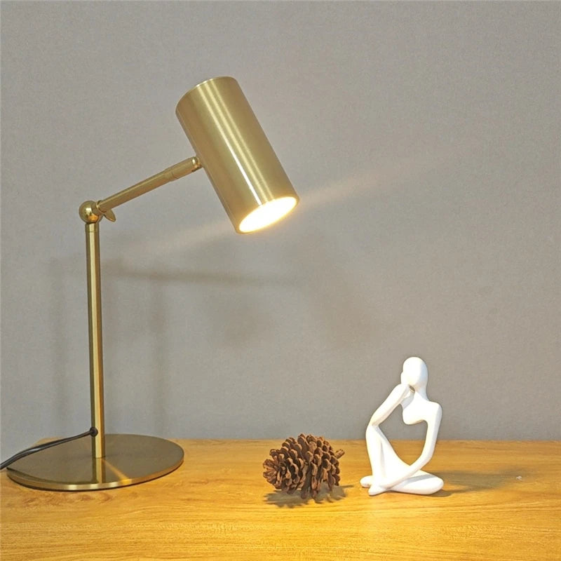 Lampe de chevet dore