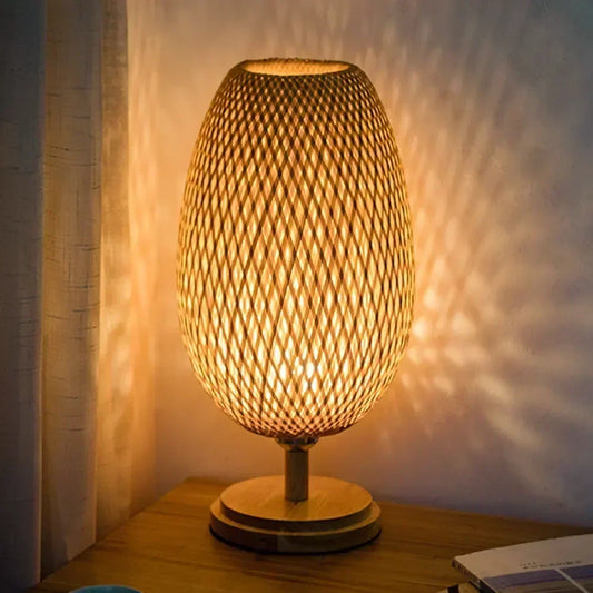 Lampe de chevet en bambou