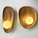 Lampe de chevet en bois naturel - Vignette | Aura Douce 