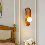 Lampe de chevet en bois naturel - Vignette | Aura Douce 