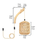 Lampe de chevet en corde - Vignette | Aura Douce 