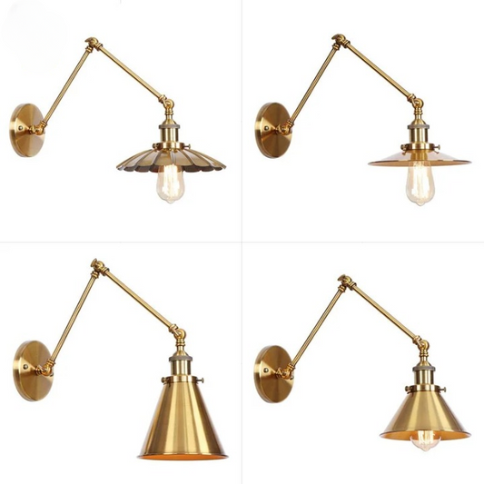 Lampe de chevet en cuivre