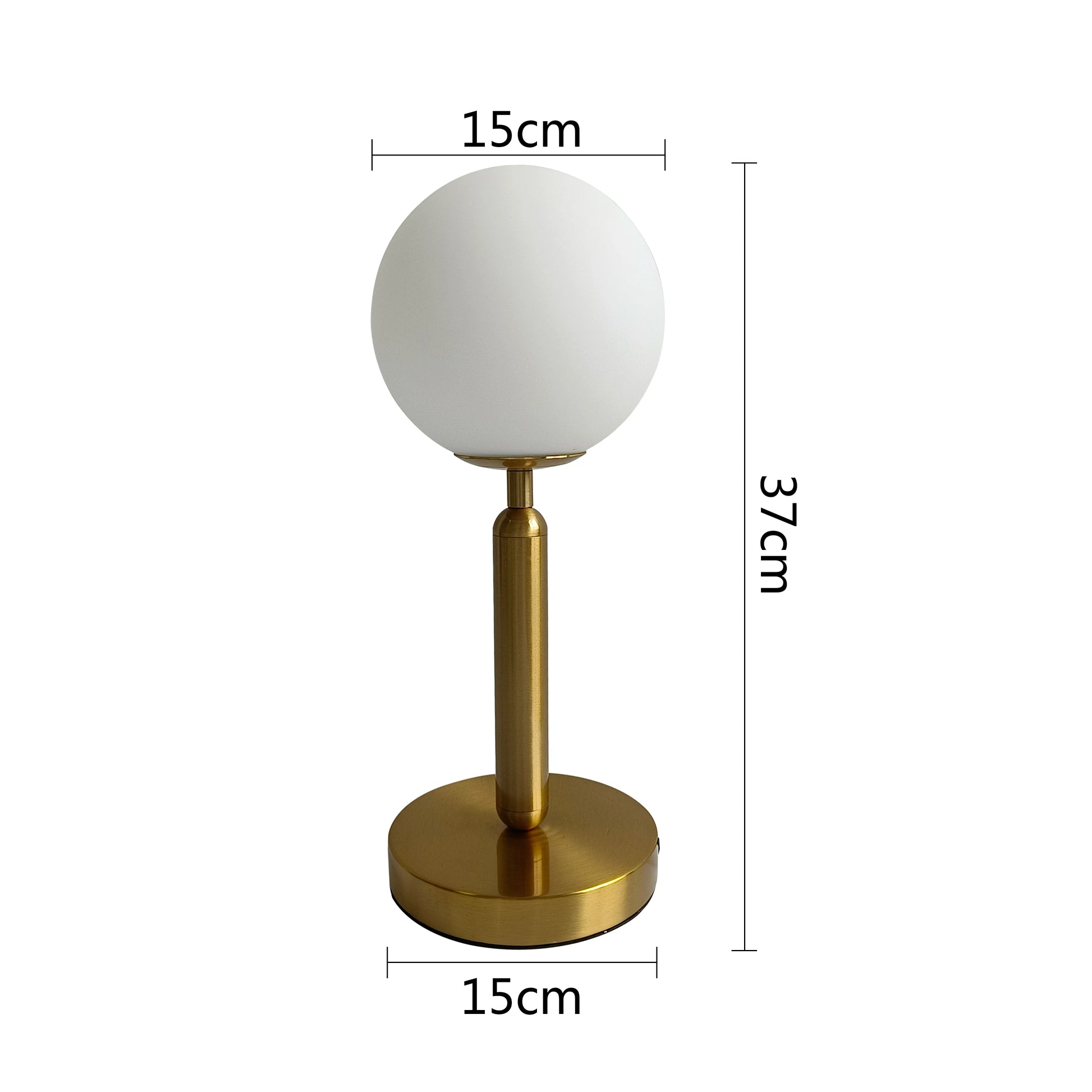 Lampe de chevet en laiton 15cm