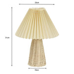 Lampe de chevet en paille - Vignette | Aura Douce 