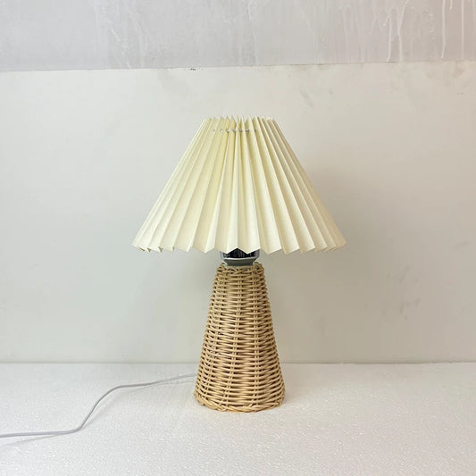 Lampe de chevet en paille