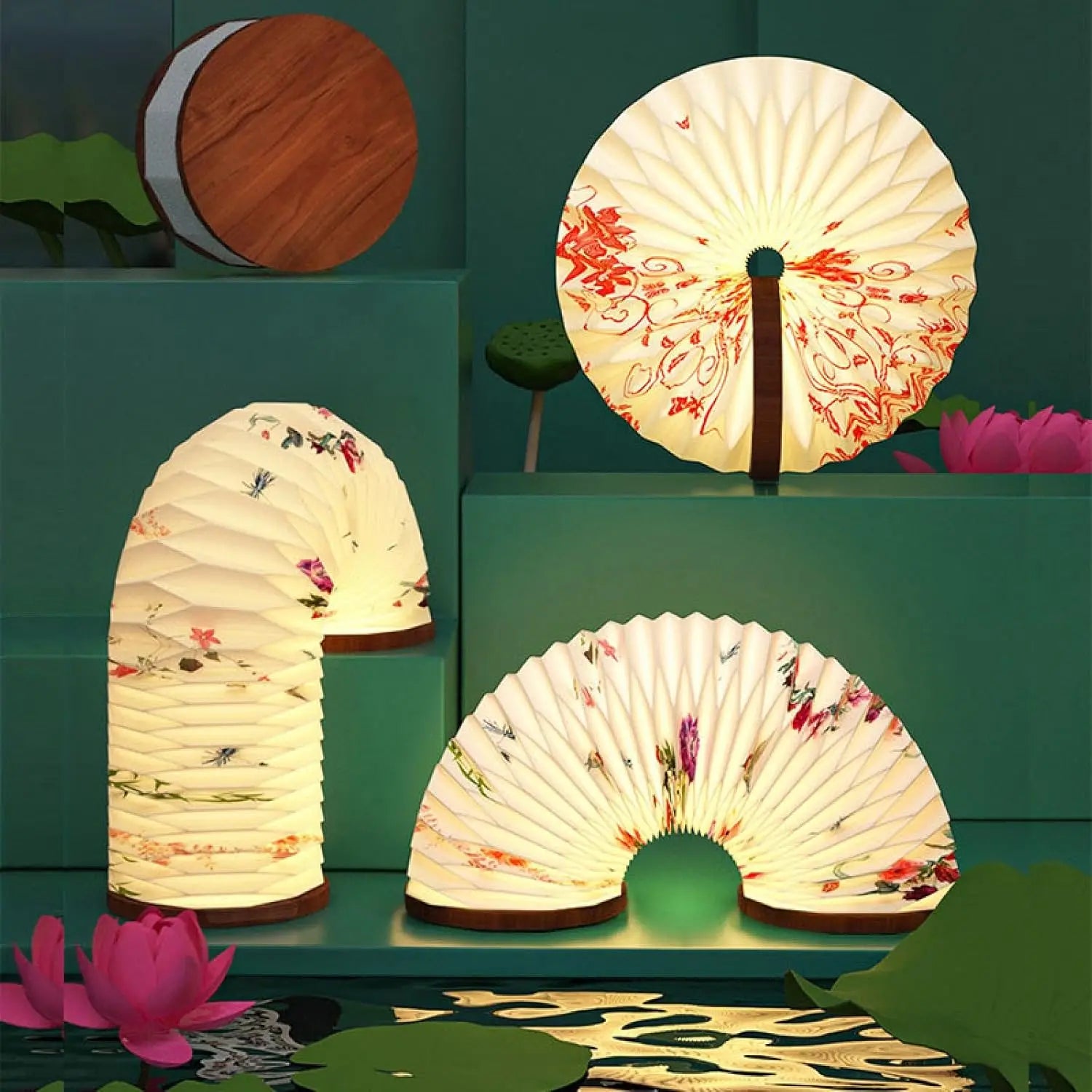 Lampe de chevet en papier