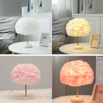 Lampe de chevet en plume - Vignette | Aura Douce 