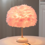 Lampe de chevet en plume - Vignette | Aura Douce 