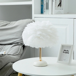 Lampe de chevet en plume - Vignette | Aura Douce 