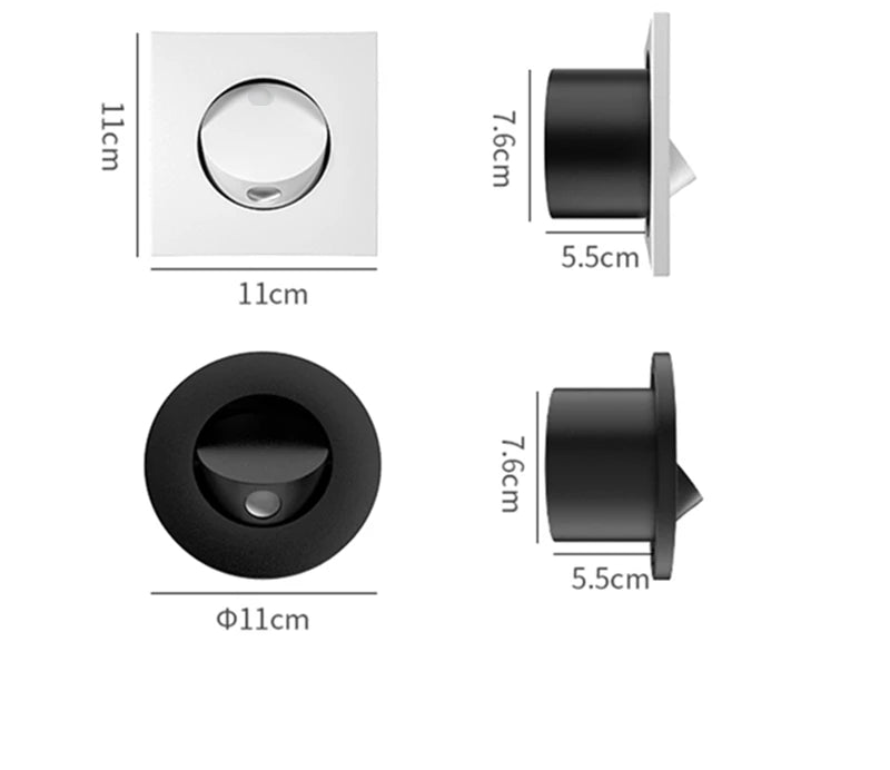 Lampe de chevet encastrable