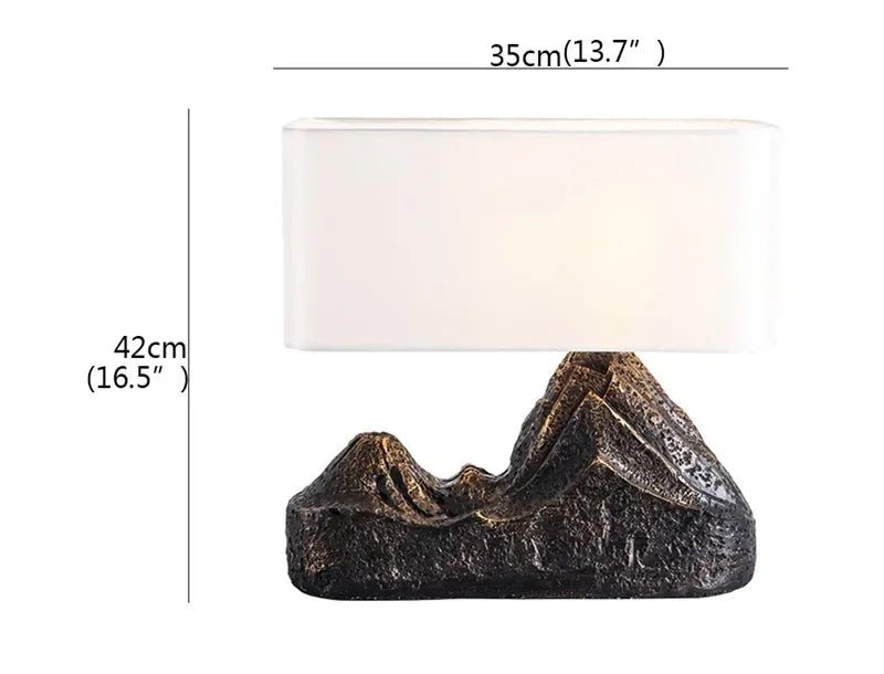 Lampe de chevet esprit montagne