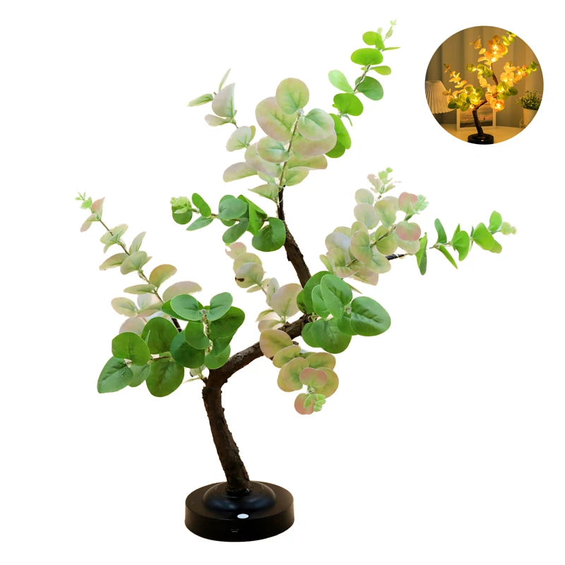 Lampe de chevet feuille