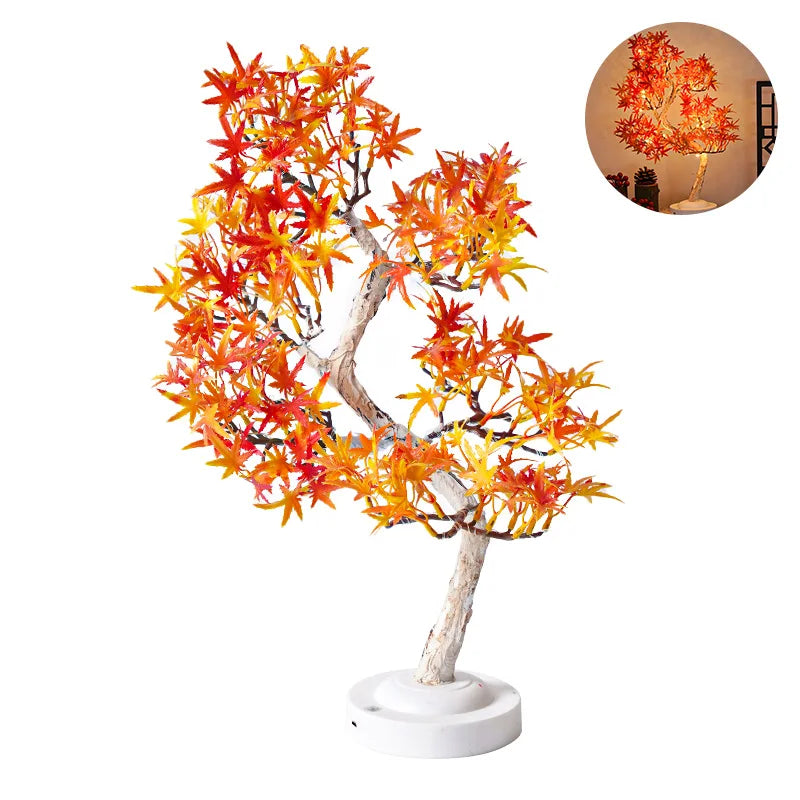 Lampe de chevet feuille