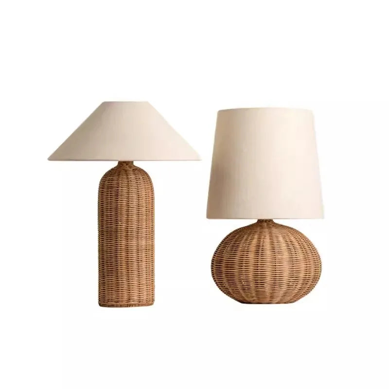 Lampe de chevet fibre naturelle