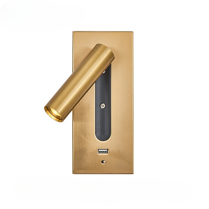 Lampe de chevet à fixer sur tête de lit