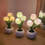 Lampe de chevet fleurs - Vignette | Aura Douce 