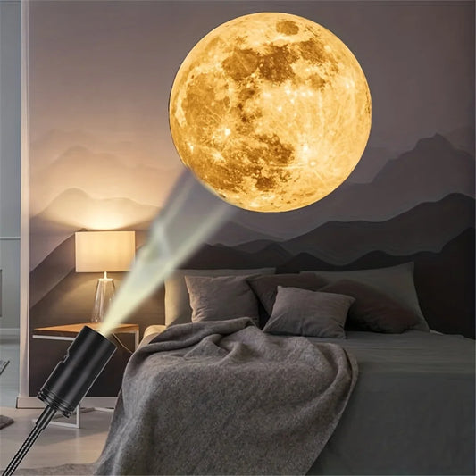 Lampe de chevet globe terrestre Lune 