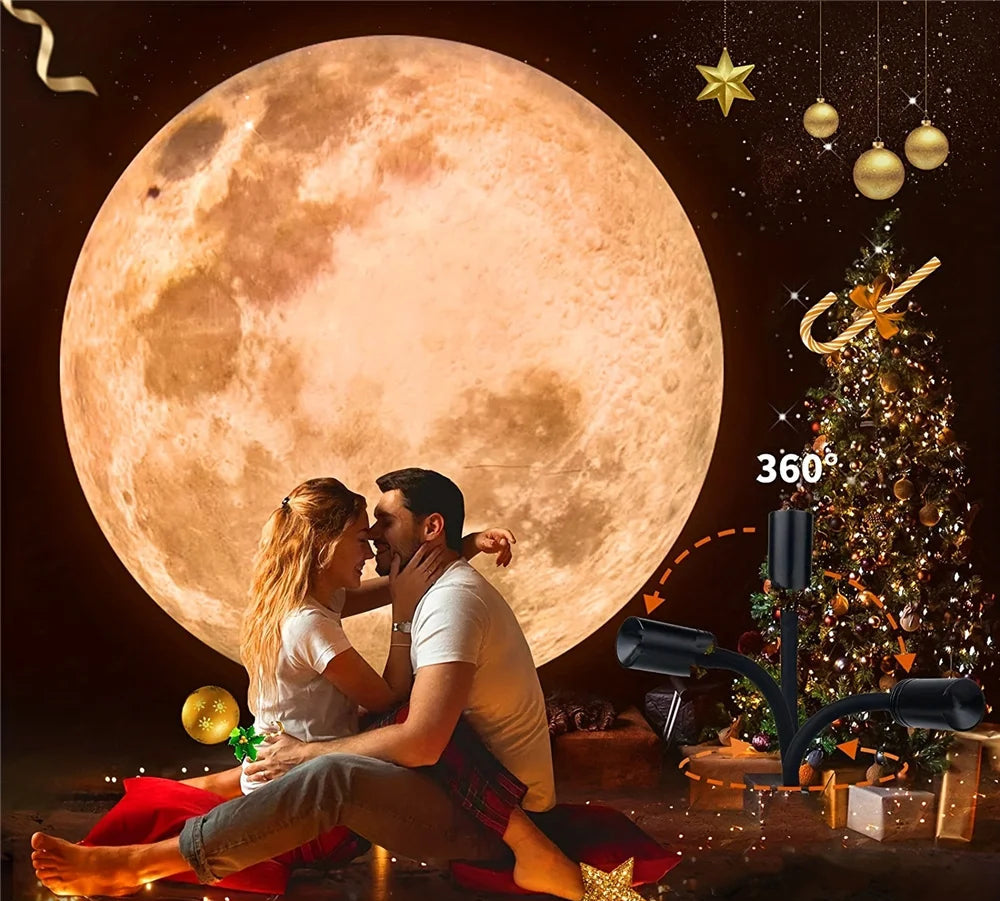 Lampe de chevet globe terrestre Lune 