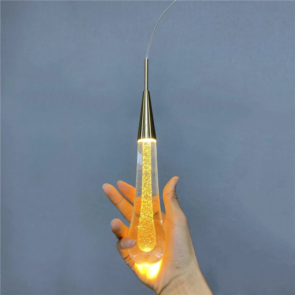 Lampe de chevet goutte