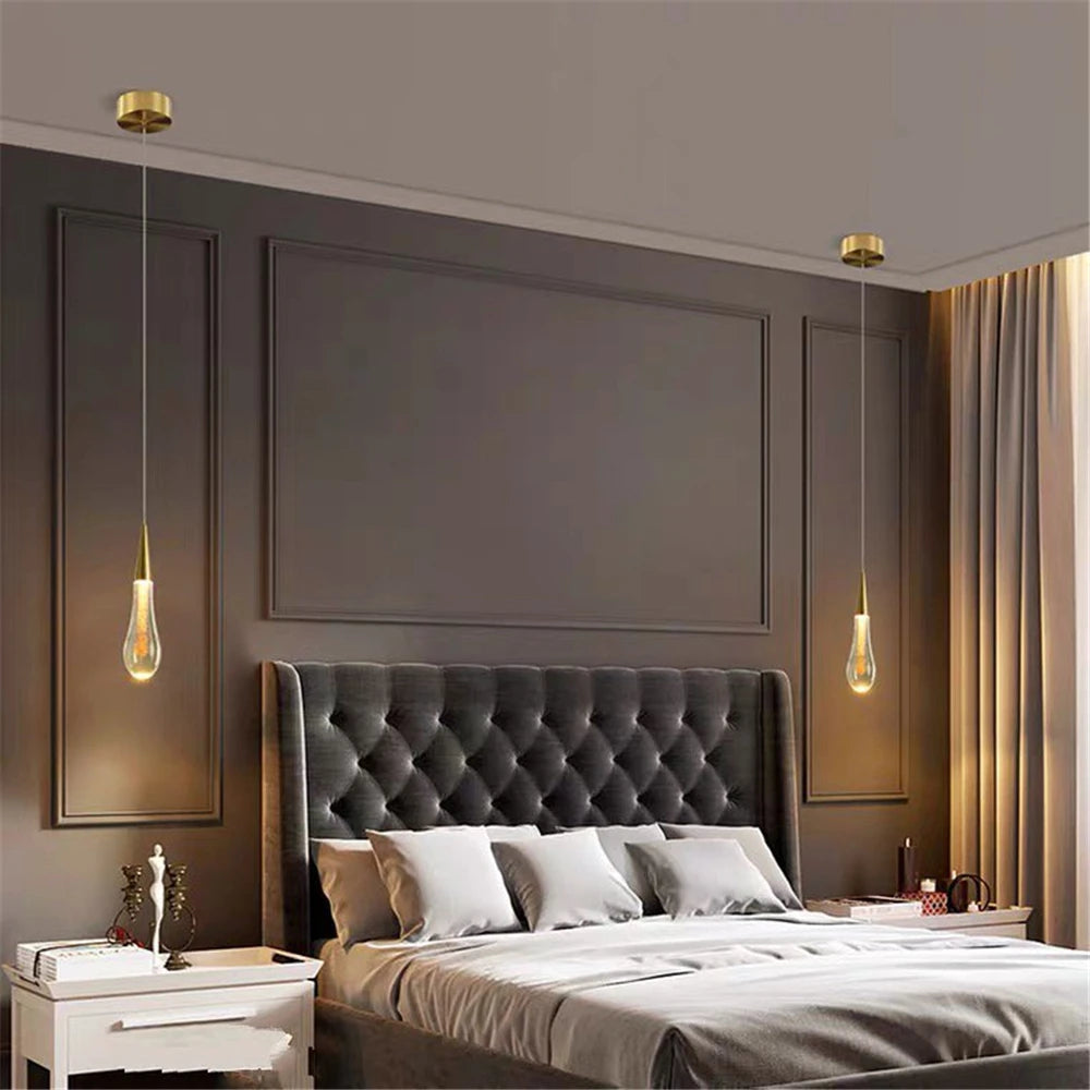 Lampe de chevet goutte