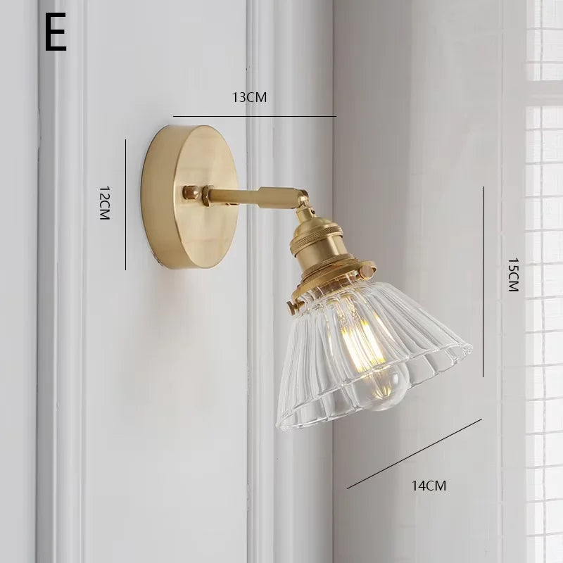 Lampe de chevet laiton ancienne