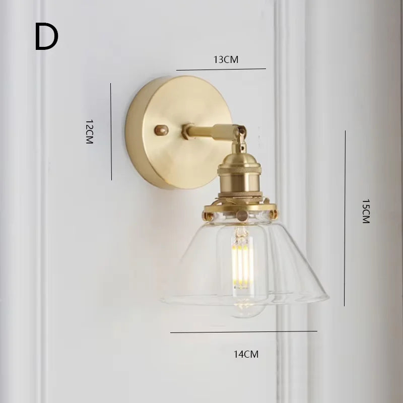 Lampe de chevet laiton ancienne