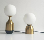 Lampe de chevet laiton et verre - Vignette | Aura Douce 