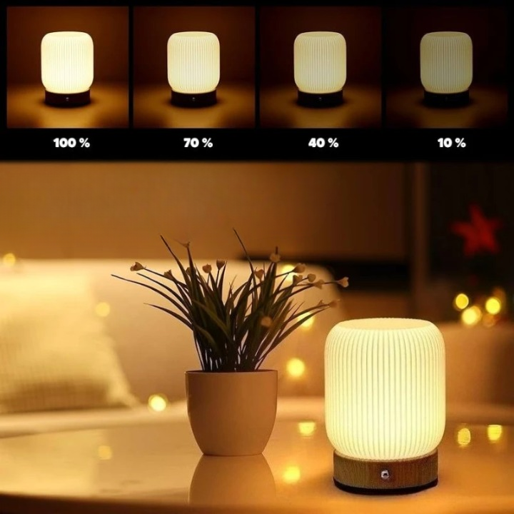 Lampe de chevet luminosité réglable