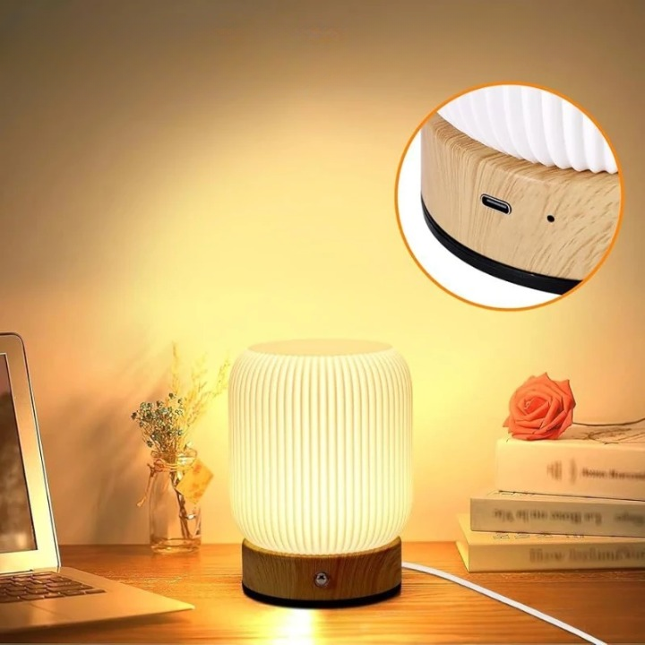 Lampe de chevet luminosité réglable