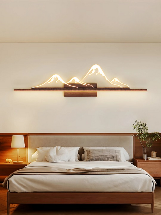 Lampe de chevet montagne