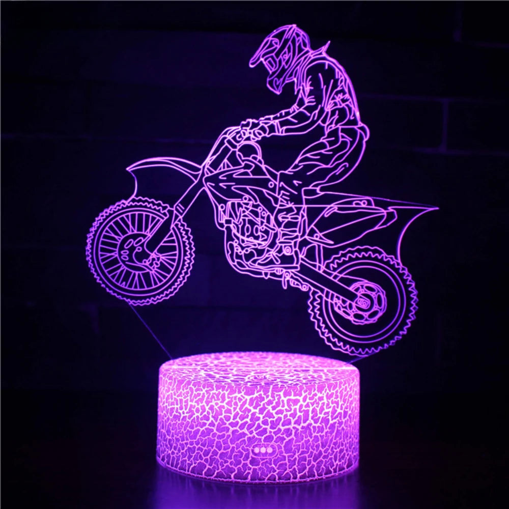 Lampe de chevet moto
