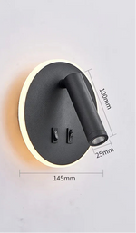 Lampe de chevet mural avec prise - Vignette | Aura Douce 