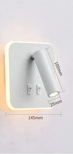 Lampe de chevet mural avec prise - Vignette | Aura Douce 