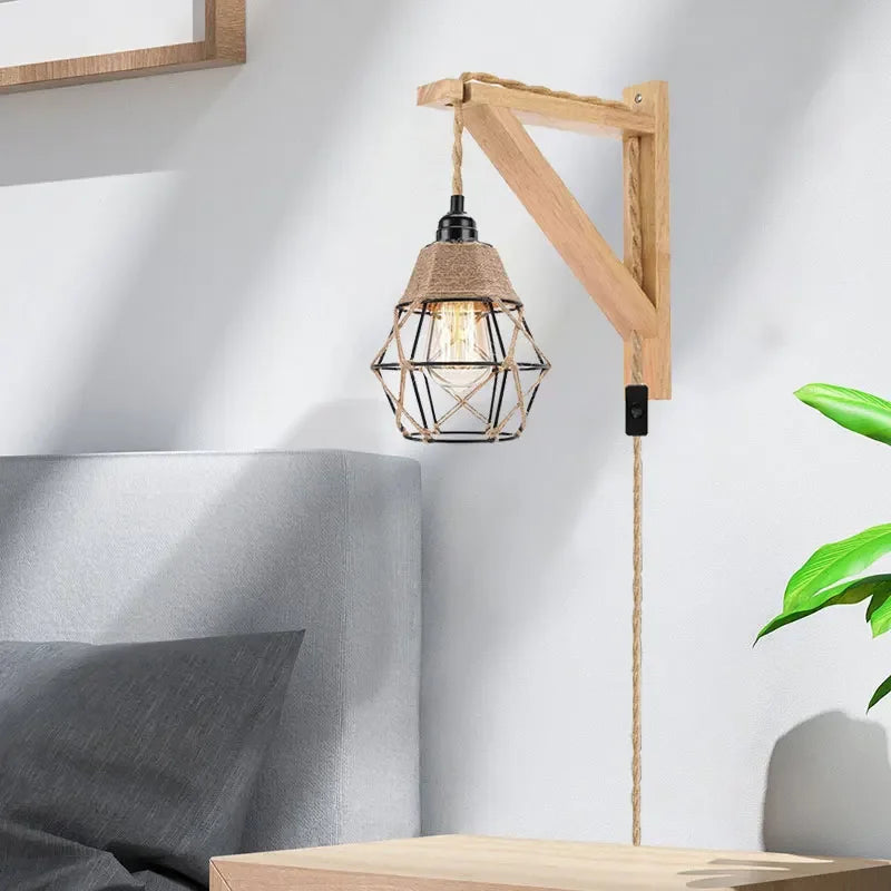 Lampe de chevet murale avec fil