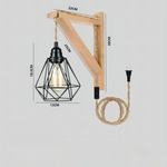 Lampe de chevet murale avec fil - Vignette | Aura Douce 