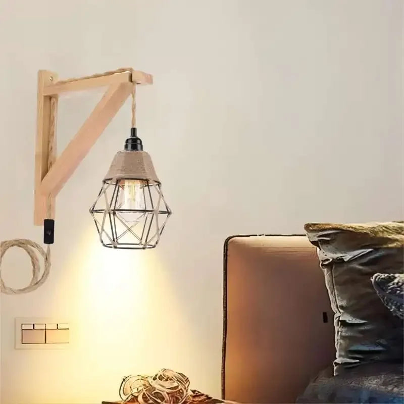 Lampe de chevet murale avec fil